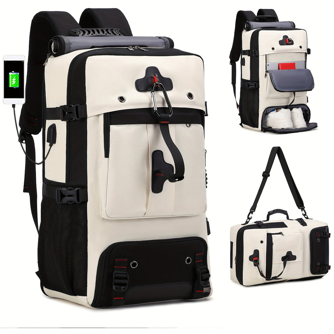 Unisex multifunctional backpack with integrated power bank function Stornfield