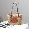 Stylish rat handbag with leather accents Stornfield