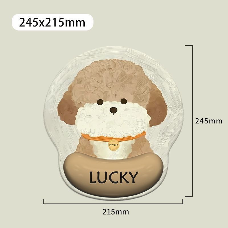 Cute Dog-Themed Desk Mat