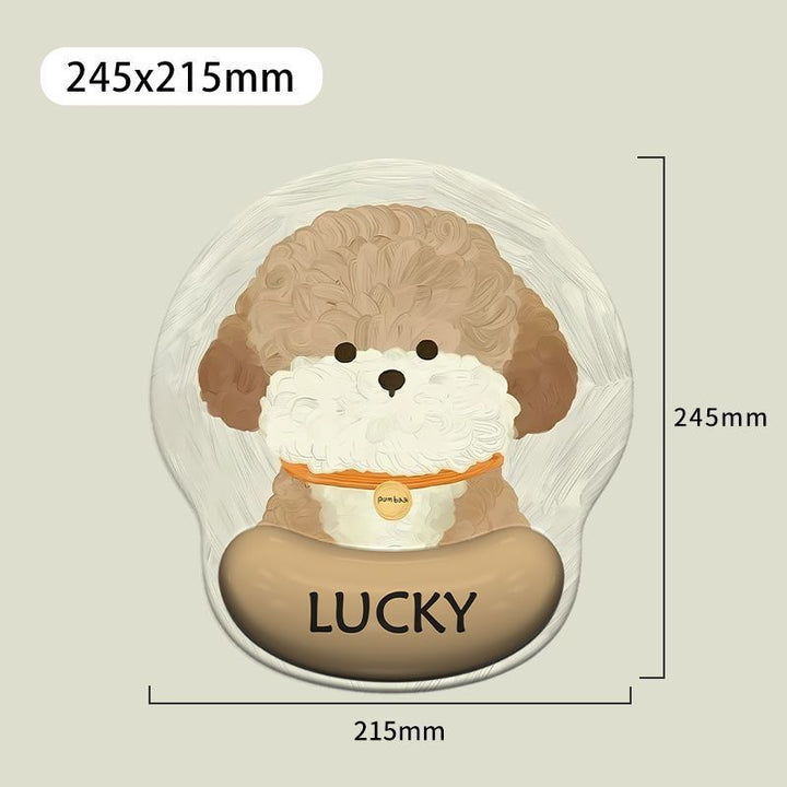Cute Dog-Themed Desk Mat
