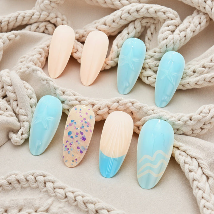 Creative artificial nails in maritime design Stornfield
