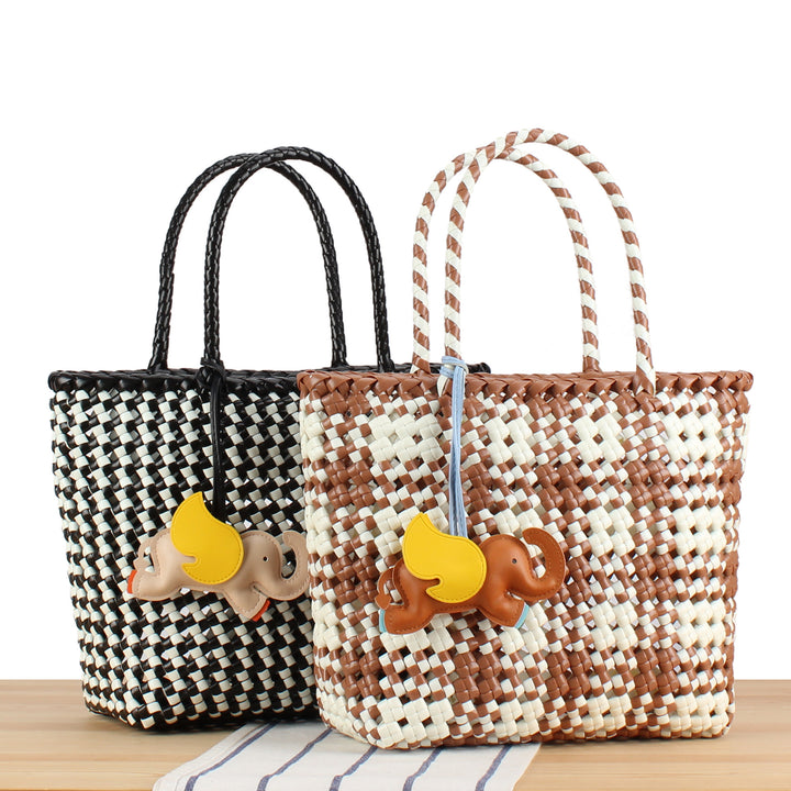 Creative Tote Bag with Playful Elephant Jewelry Stornfield