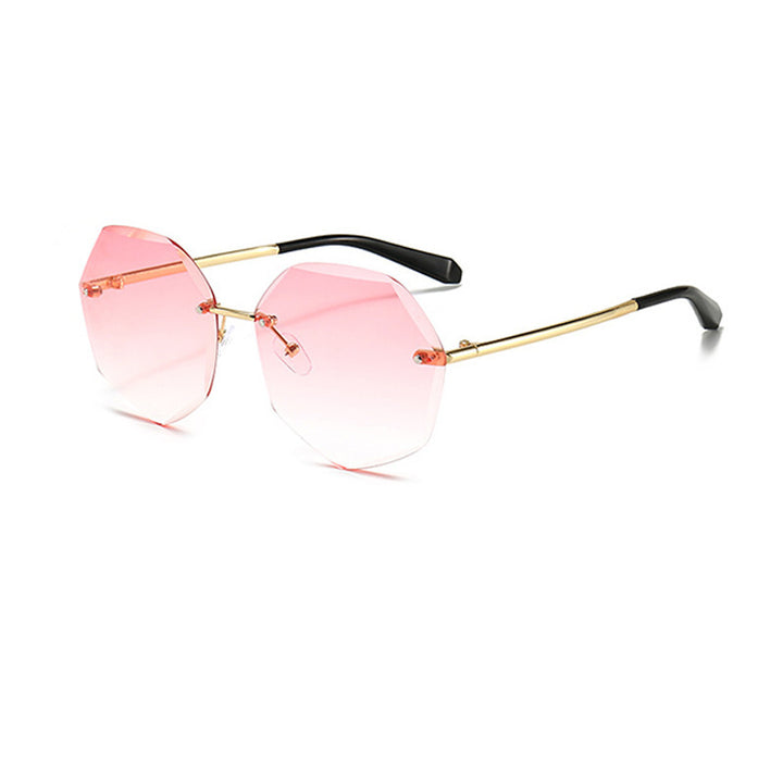Ladies stylish octagonal sunglasses with innovative frame Stornfield