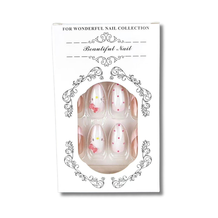 Whimsical Press-On Nail Design Set