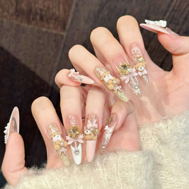 Decorative Articulated Press-On Nails