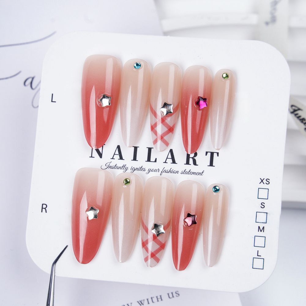 Artistic 3D Butterfly Press-On Nail Set Stornfield
