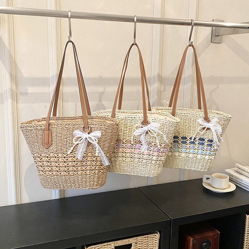Woven Straw Tote
