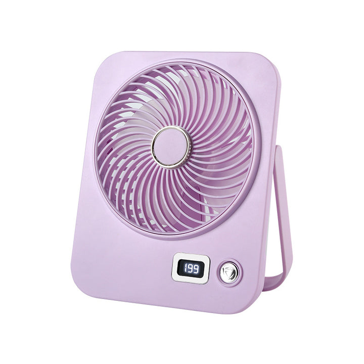 Ladies portable table fan with digital speed display Stornfield