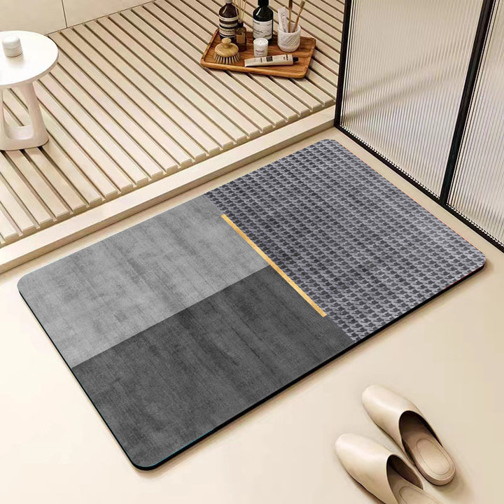 Modern Abstract Bathroom Mat