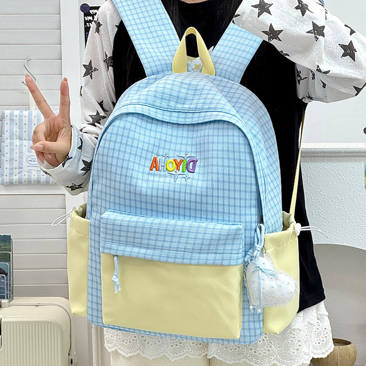 Textured School Backpack Stornfield