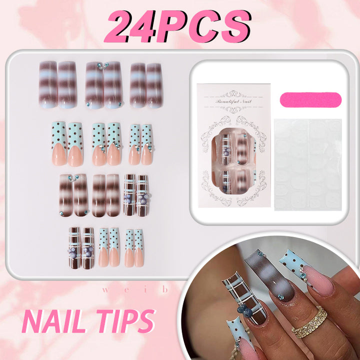 Decorative Press-On Nail Tips Set Stornfield