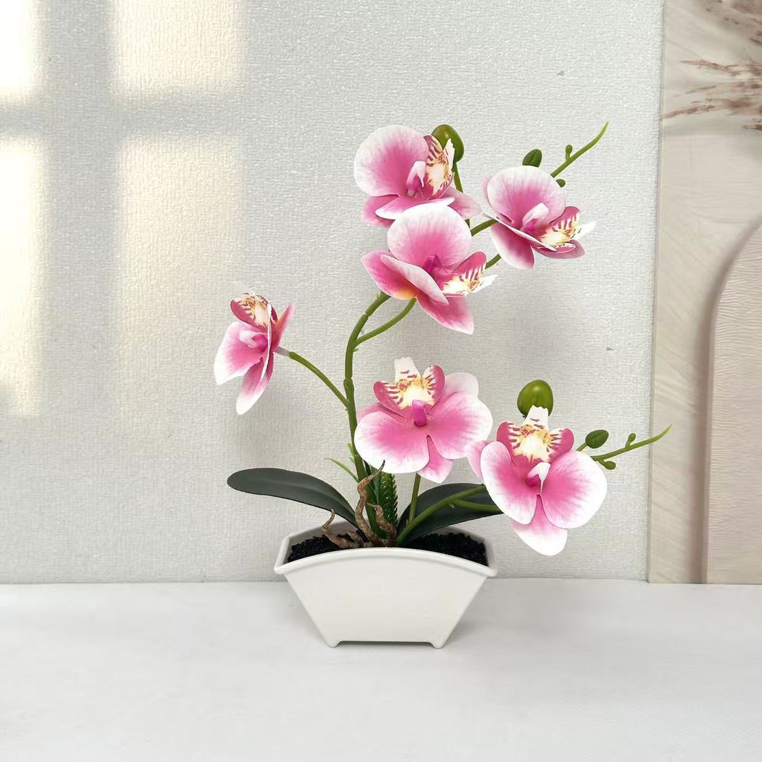 Elegant Artificial Orchid Plant for Indoor Home Decor