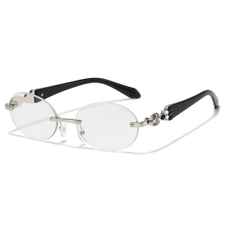 Fashion-Forward Decorative Oval Sunglasses Stornfield