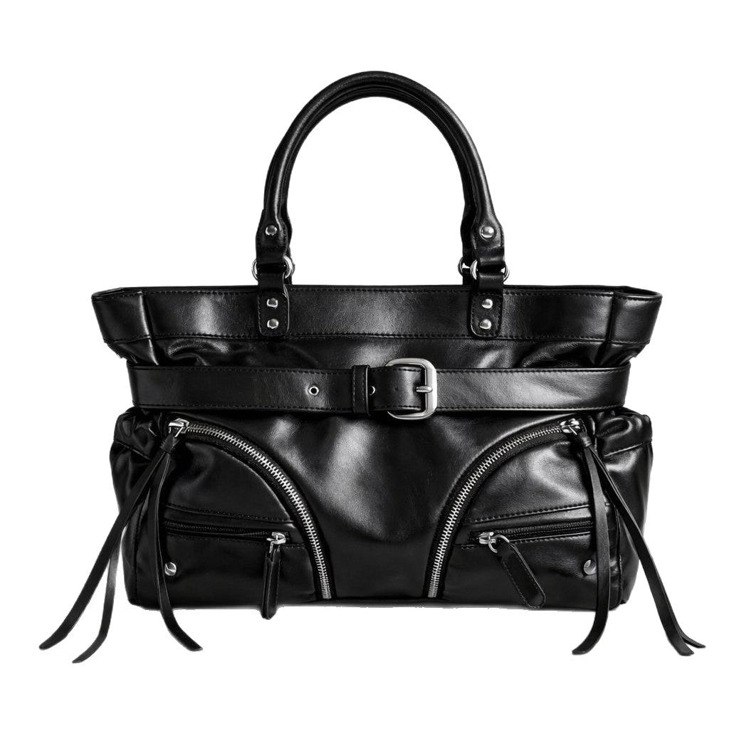 Structured Leather Handbag