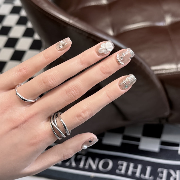 Decorative Acrylic Press-On Nail Art Set Stornfield