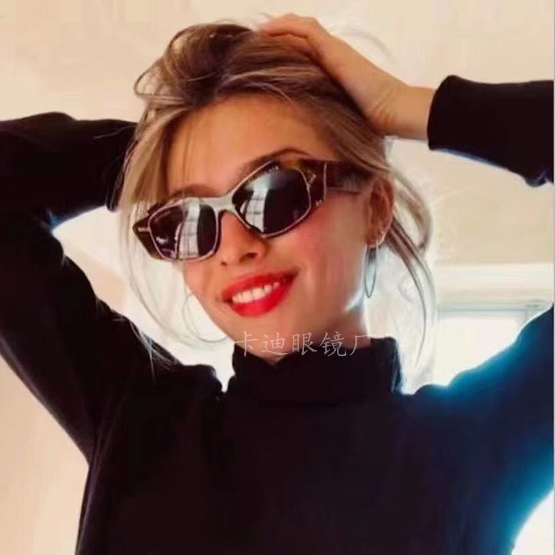Women's geometric sunglasses with unique, futuristic design Stornfield