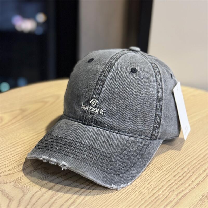 Men's Distressed Cotton Twill Baseball Cap Stornfield