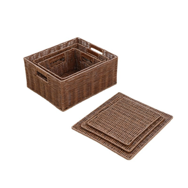 Women storage baskets made of woven material Stornfield