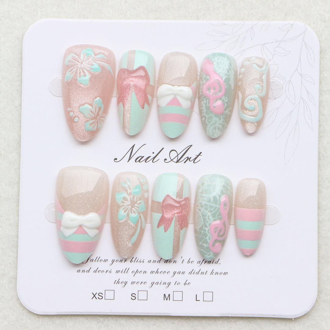 Themed Press-On Nail Art Set Stornfield
