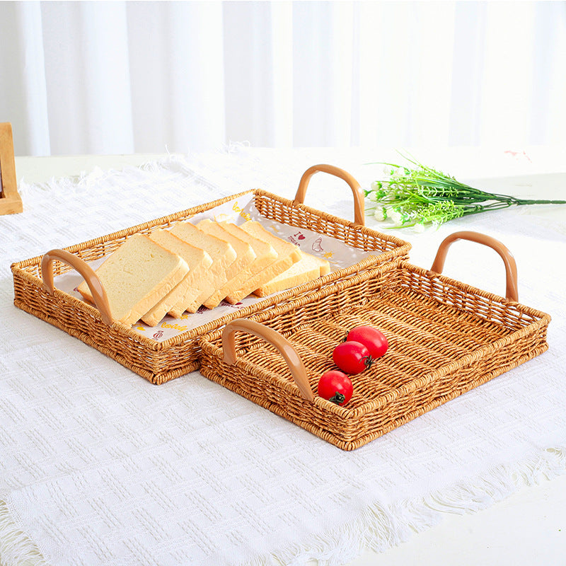 Woven Rectangular Serving Tray Stornfield