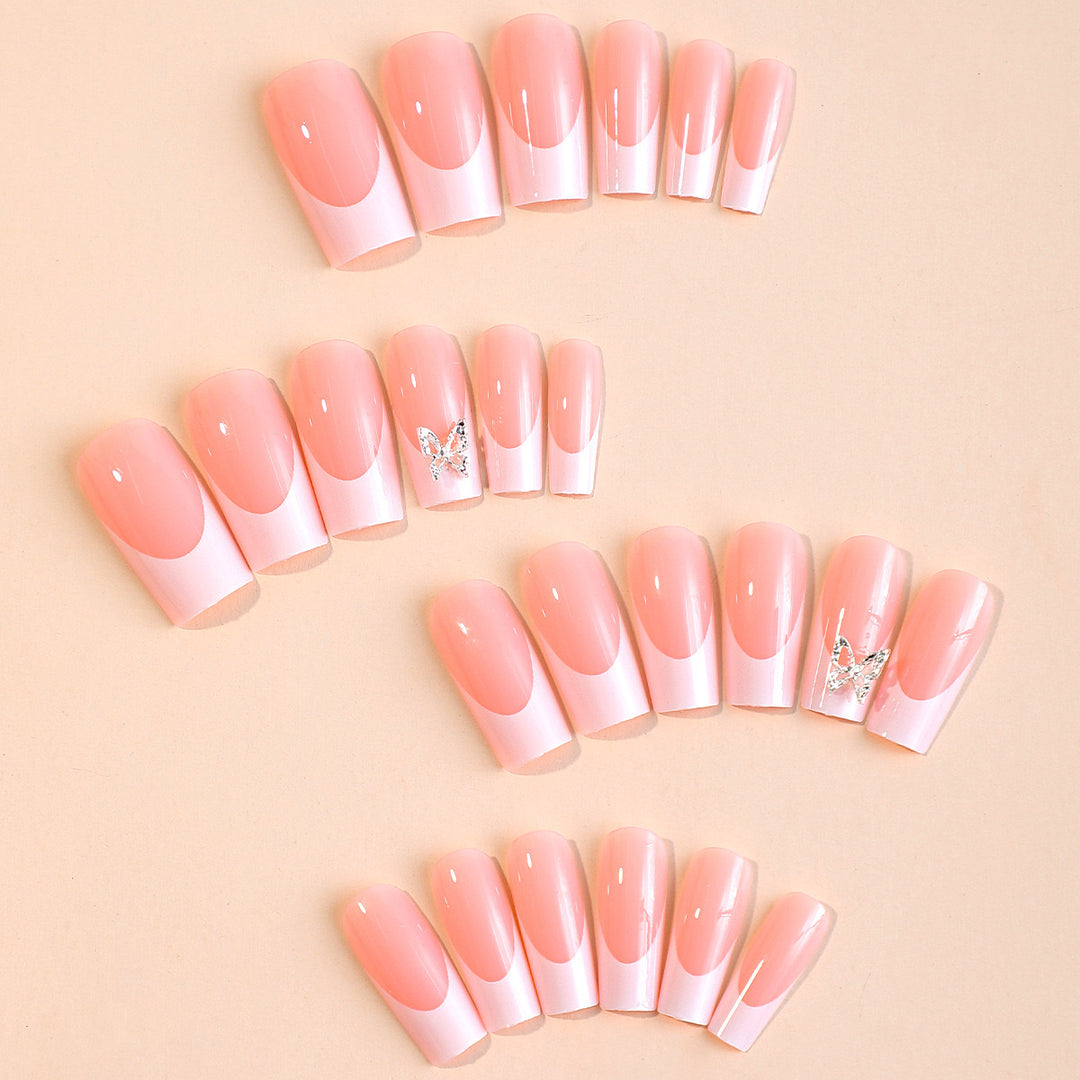 Nail art set with elegant high-gloss finish and creative accents Stornfield