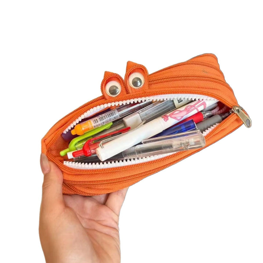 Creative Multi-Zipper Pencil Pouch