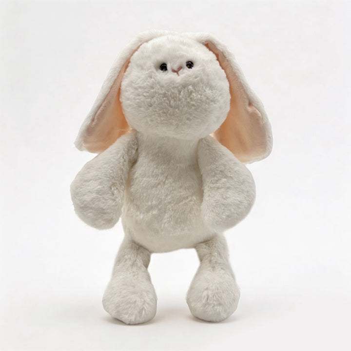 Plush Patchwork Puppy Huggable Doll with Floppy Limbs & Mixed-Texture Faux Fur Stornfield
