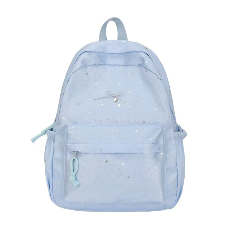 Backpack with Glittering Star Motif and Versatile Storage Options Stornfield