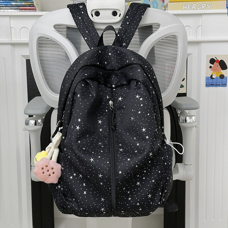 Star-Patterned Lightweight Backpack Stornfield