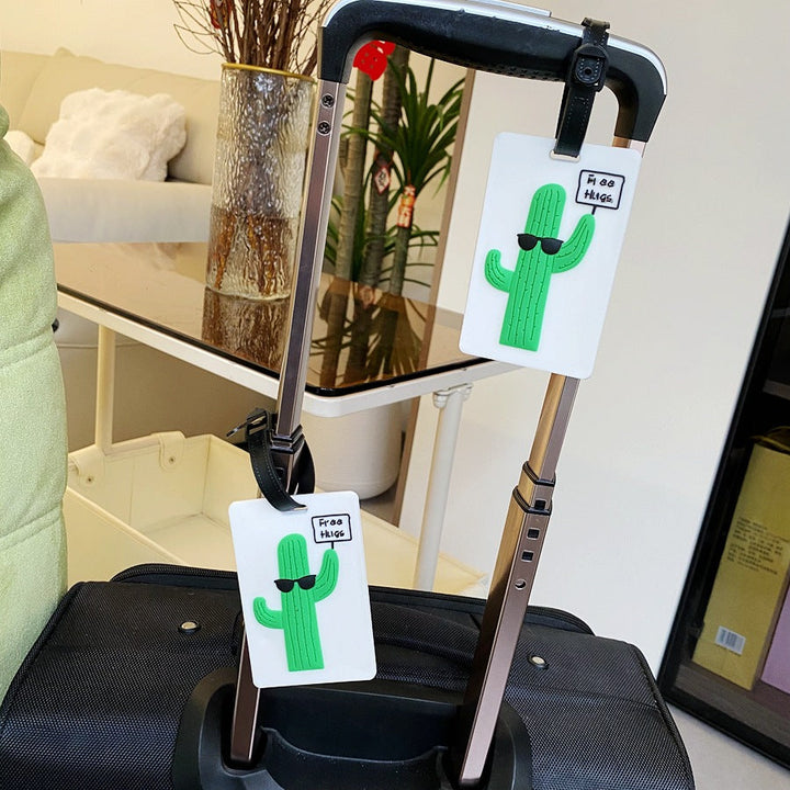 Fun Cactus-Themed Luggage Tag Stornfield