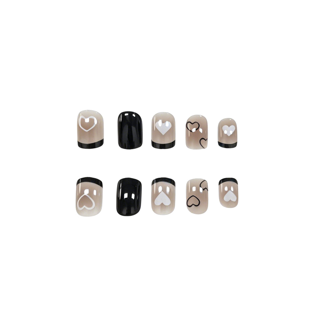 Creative Heart-Patterned Nail Art Enhancements Stornfield