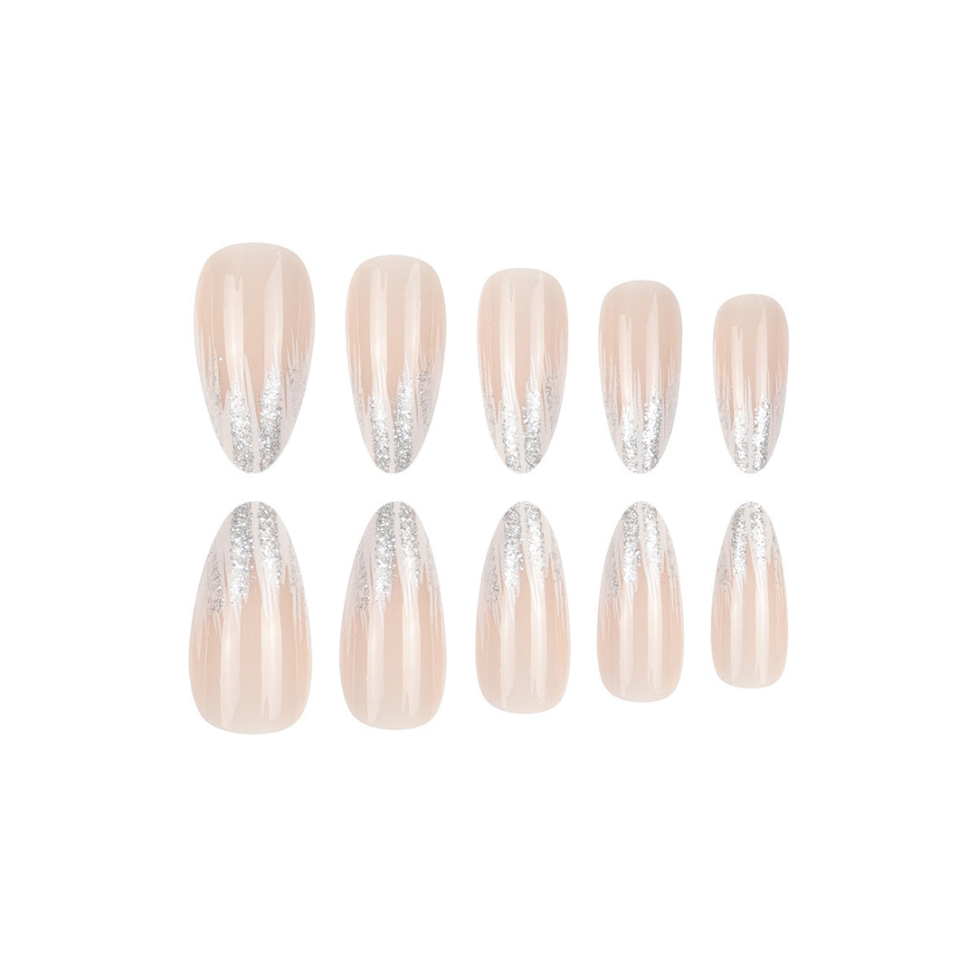 Stylish Glitter Gradient Nail Art Extensions Stornfield