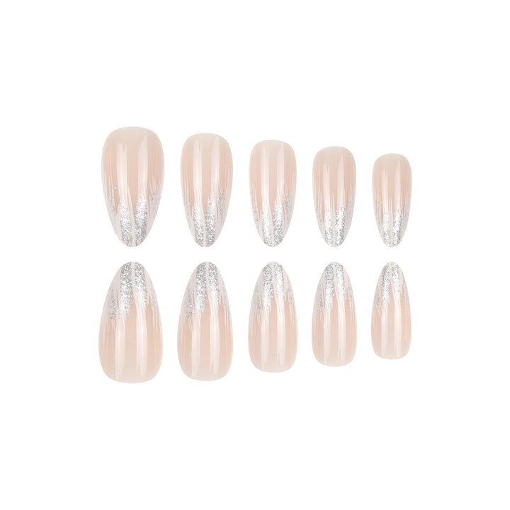 Stylish Glitter Gradient Nail Art Extensions Stornfield