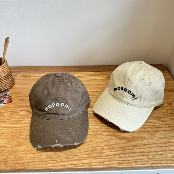 Women's Distressed Cotton Baseball Cap Stornfield