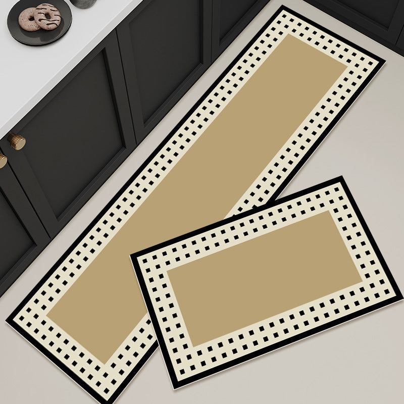Modern Geometric Kitchen Runner Mat for Home