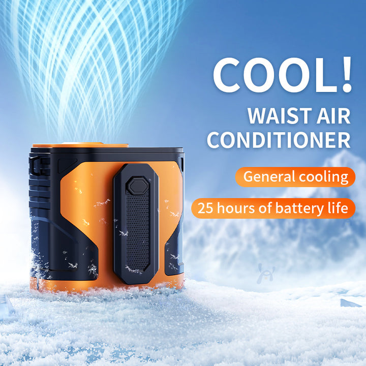 Unisex nan portable wearable rechargeable personal cooling fan with integrated flashlight and long-life lithium battery Stornfield