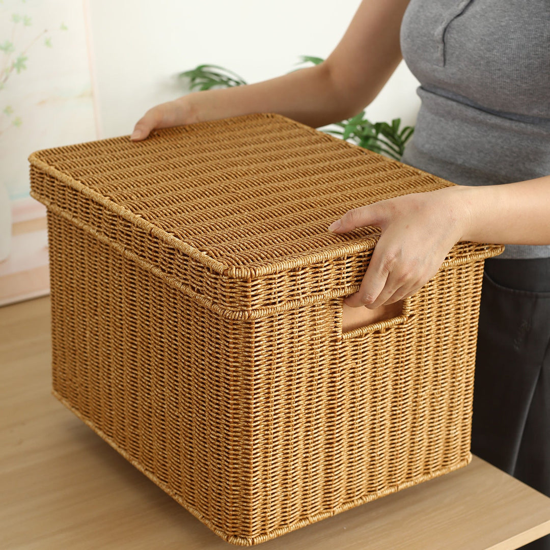 Handwoven Decorative Storage Chest Stornfield