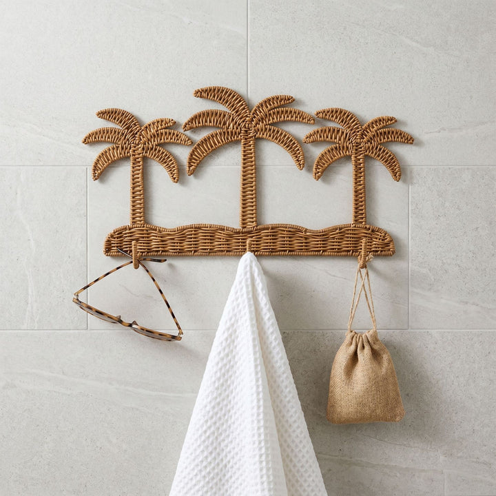 Wall wardrobe in palm design Stornfield