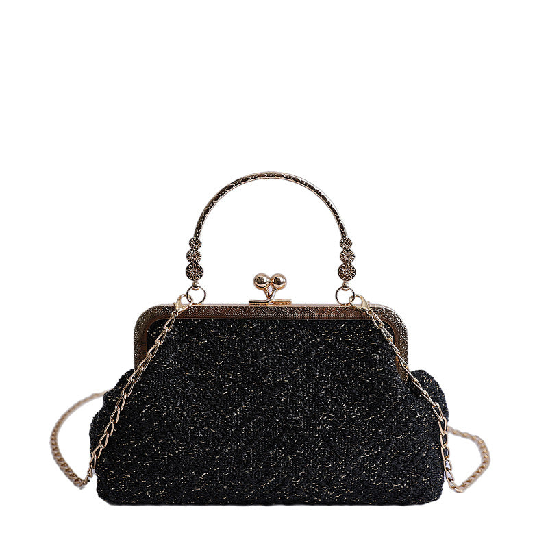 Vintage-Inspired Textured Crossbody Bag Stornfield