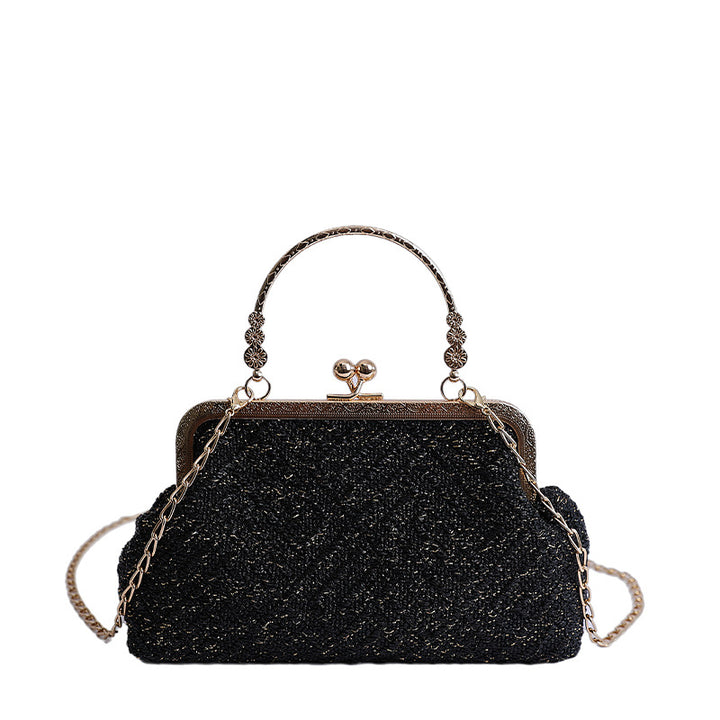 Vintage-Inspired Textured Crossbody Bag Stornfield