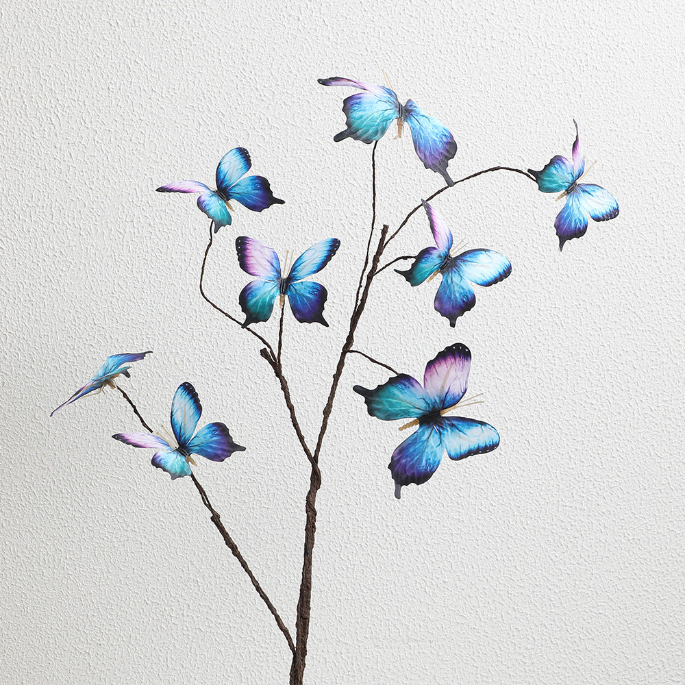 Decorative wall decoration with butterflies