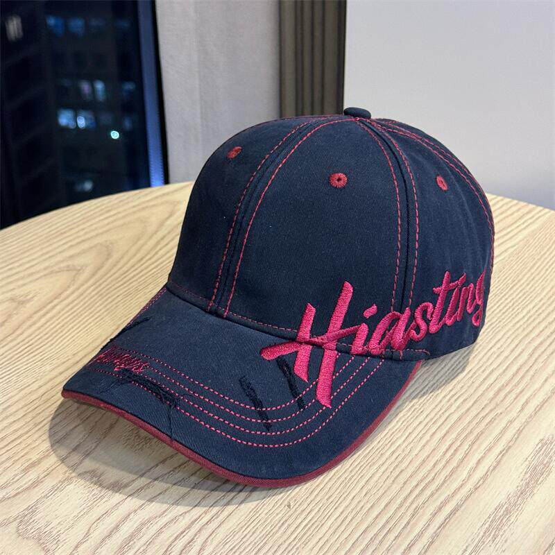 Men's Distressed Cotton Baseball Cap Stornfield 1784270668