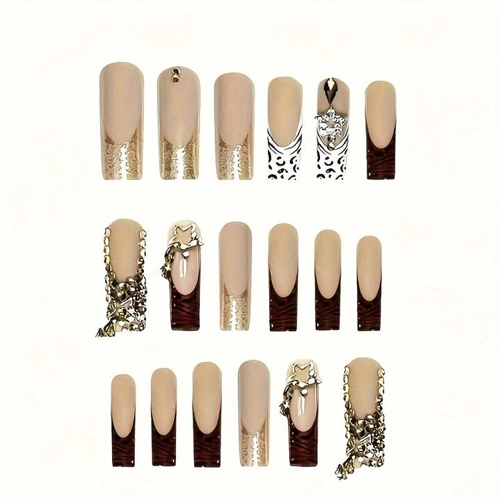Glamorous 3D Sculpted Nail Enhancements Stornfield