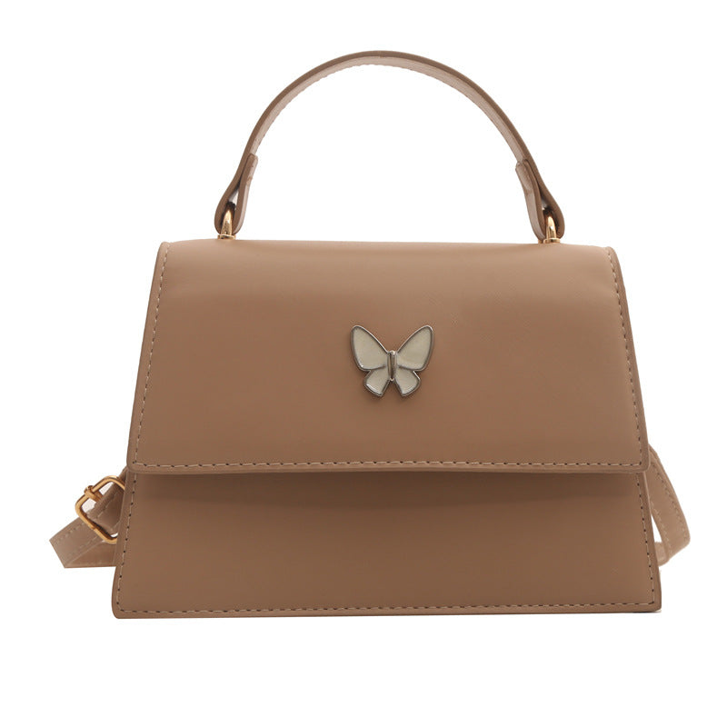 Butterfly-Embellished Handheld Bag