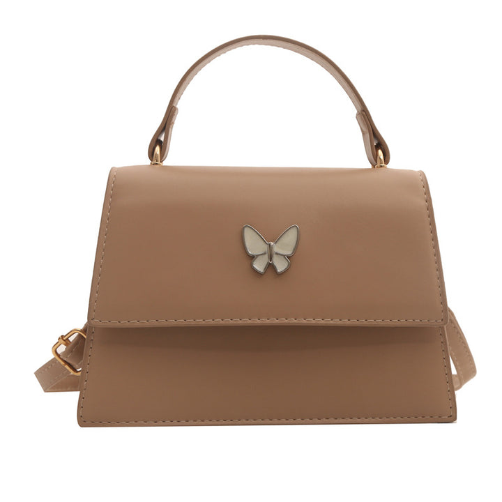 Butterfly-Embellished Handheld Bag