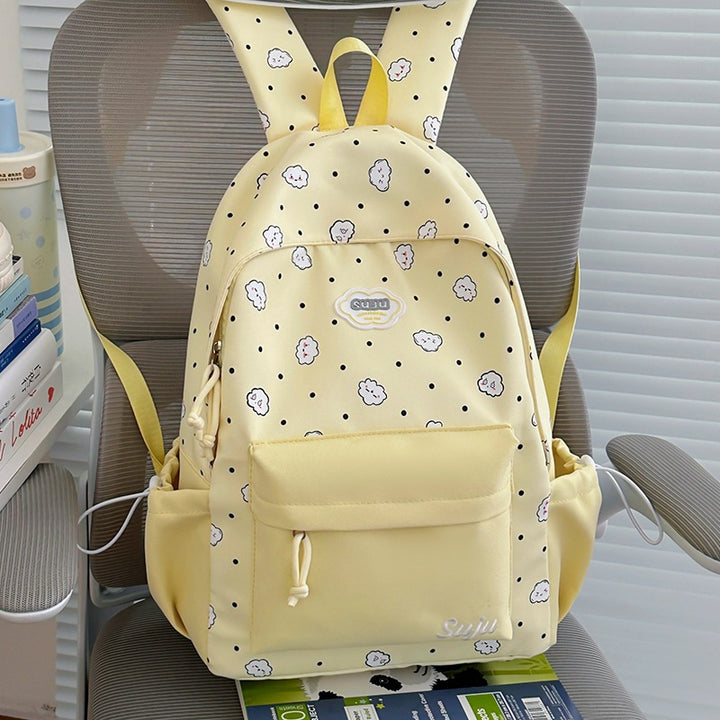 Fun Cloud-Patterned Casual Backpack Stornfield