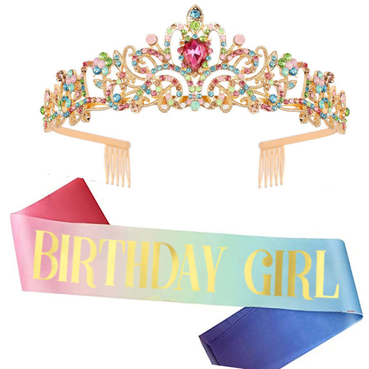 Ladies Glittering Tiara with Sparkling Rhinestones Stornfield