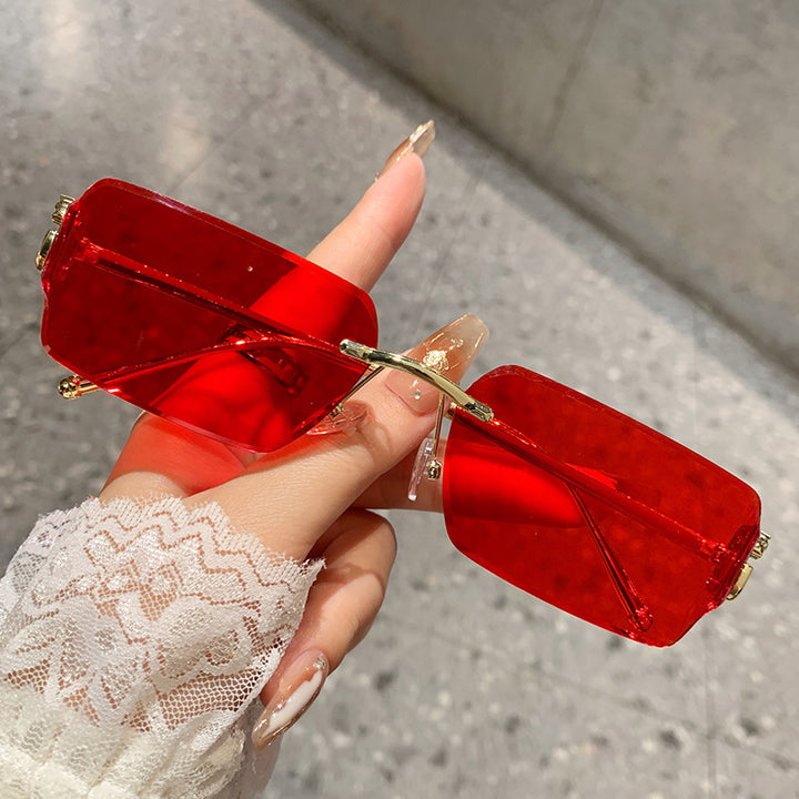 Ladies elegant square sunglasses with stylish tortoiseshell pattern and UV protection Stornfield