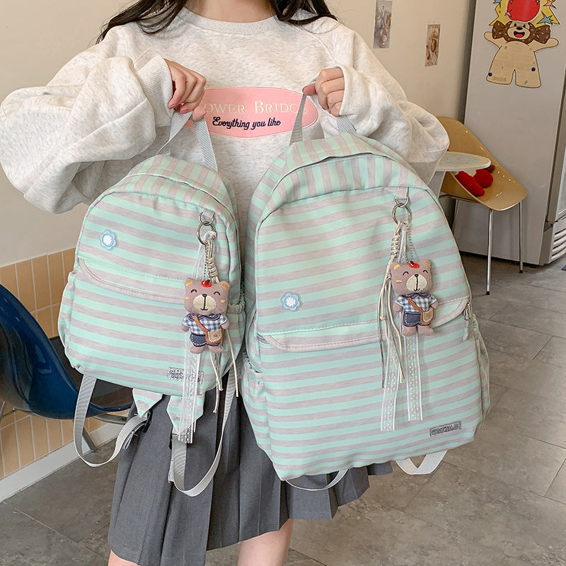Lightweight Striped Backpack Stornfield