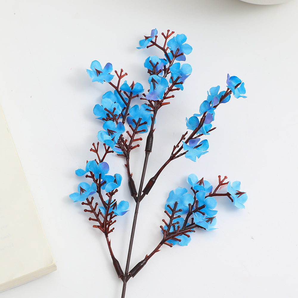 Decorative artificial flower branch